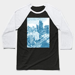 Jakarta skyline at night Baseball T-Shirt